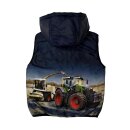 Weste mit Kapuze Traktor Rücken Fotodruck H-493 152